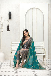 Robe d'été haute brodée pour femme Shalwar Kameez Costumes Adultes Casual Ethnique Pakistanaise Salwar Kameez Party - Product Image 4