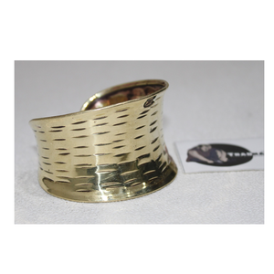 Gravure Design Laiton Tissé Manchette Bracelet Bracelet Bouton De Manchette ou Boutons De Manchette Pour Femmes Meilleure Qualité Accessoires De Mode Pour La Fête - Product Image 2