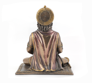 Resin Handicrafts Lord Hanuman Ji Statue Pooja Temple <b>Decor</b> <b>Table</b> Desk Top Statue Indian Hindu God Idol Sculpture Return Gifted - Product Image 3