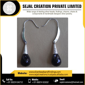 Sejal Creation 925ต่างหูพลอยเงินสเตอร์ลิงเครื่องประดับชั้นดีสไตล์คลาสสิกขายดีในงานปาร์ตี้ - Product Image 4