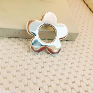 Fleur 925 Argent Mode Plaine Pendentif Bijoux De Mariage Fine Jewelry 925 Argent Fleur Pendentif Argent En Vrac Mode Plaine Fleur - Product Image 3