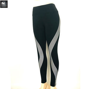 Mallas de compresión elásticas de cintura alta para mujer, medias de Yoga por sublimación, Leggings estampados digitales personalizados - Product Image 5