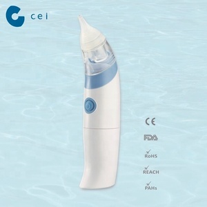 Nuevo resistente al agua aspirador Nasal cómodo bebé nariz limpiador con batería y puntas de silicona - Product Image 2