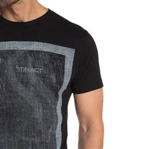 เสื้อยืดผู้ชายพิมพ์โลโก้ตามสั่ง ผ้าฝ้าย 100% เป็นมิตรกับสิ่งแวดล้อม แห้งเร็ว แขนสั้น สำหรับวิ่ง - Product Image 3