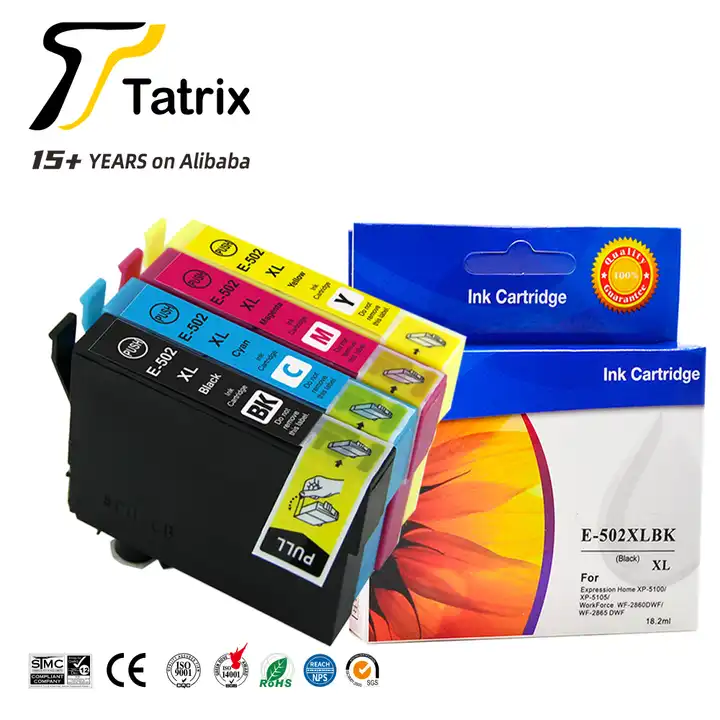 T502XL 502 502XL Full Ink Cartridge with Chip Compatible for epson