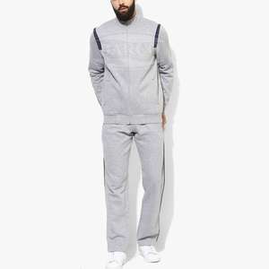 Chándal personalizado de poliéster 100% con cremallera para hombre, forro polar de temporada de invierno de alta calidad con logotipo impreso, manga larga - Product Image 3