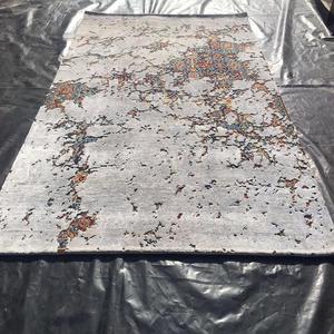 Alfombra de lana impresa moderna persa hecha a mano de lujo de alta calidad, alfombras de diseño personalizado para el hogar, sala de estar decorativa, espacio de oración - Product Image 5