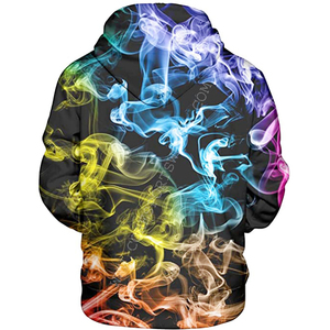 Sweat à capuche respirant imprimé par sublimation pour hommes nouveauté personnalisée vêtements de rue à la mode - Product Image 5