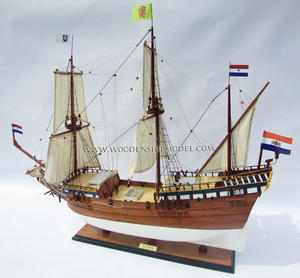Modèle de bateau historique en bois DUYFKEN, artisanat, accessoires de jouets gonflables - Product Image 1