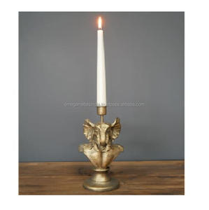 เชิงเทียนตกแต่งช้างทองโบราณสำหรับตกแต่งบ้านขายส่งผู้ส่งออกทั่วโลก - Product Image 1