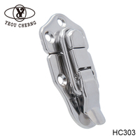 Serrure pour boîte à outils rotative professionnelle, loquet pour boîte à outils, en aluminium, étuis à vis, 10 pièces, HC303