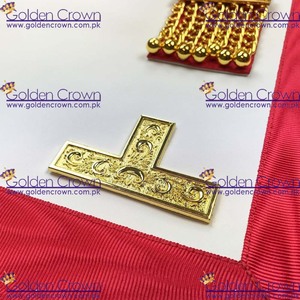 Tablier de culte du rite écossais maçonnique AASR | Fournisseur de tablier de Regalia maçonnique - Product Image 4