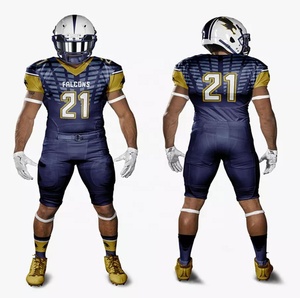 Uniformes de football américain personnalisés de haute qualité, ensemble complet, maillot et pantalon d'équipe, vêtements de sport respirants et confortables - Product Image 4