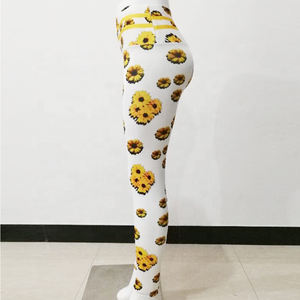 Mallas de Yoga transpirables personalizadas para mujer, pantalones de Yoga de alta calidad, mallas deportivas de secado rápido de Color sólido - Product Image 5