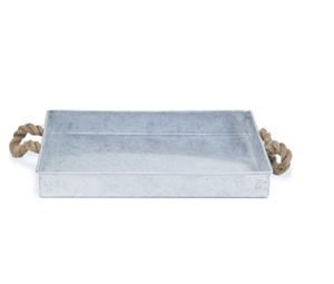 ถาดสไตล์ฟาร์มเฮาส์อเนกประสงค์และมีสไตล์ ถาดโลหะที่เหมาะสำหรับเสิร์ฟ จัดระเบียบ หรือตกแต่งทุกพื้นที่อย่างมีความสง่างาม - Product Image 6