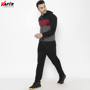Survêtement homme deux pièces, ensemble costume de jogging, Sweat à capuche, logo personnalisé, vente en gros, 2020 - Product Image 4