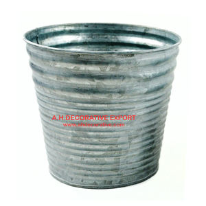 Macetas y Jardineras Decorativas de Metal Galvanizado para Jardín, de Alta Calidad, al por Mayor, con Impresión Personalizada - Product Image 6