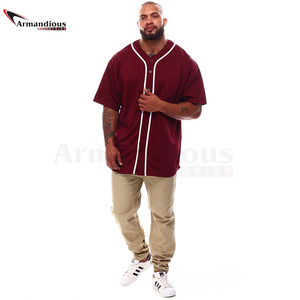 Camiseta de béisbol personalizada para hombre, barata, venta al por mayor - Product Image 3