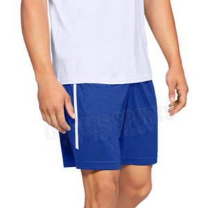 Shorts de course pour hommes, personnalisés avec logo, en coton solide, décontractés, à séchage rapide, taille haute, élastiques - Product Image 1