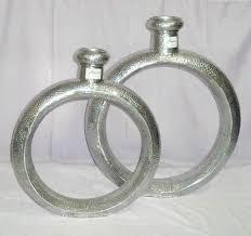 Vases de fleurs modernes en argent sterling, décor de mariage et de maison, en métal personnalisé à bas prix - Product Image 6