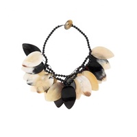 Collier ras du cou pour femme en corne de buffle vintage de haute qualité, élégant, bijoux de mode africains naturels, design personnalisé