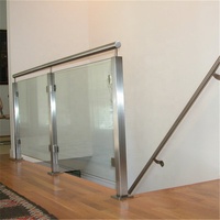 Porte-verre en acier inoxydable avec le meilleur prix balustrade en verre de courrier