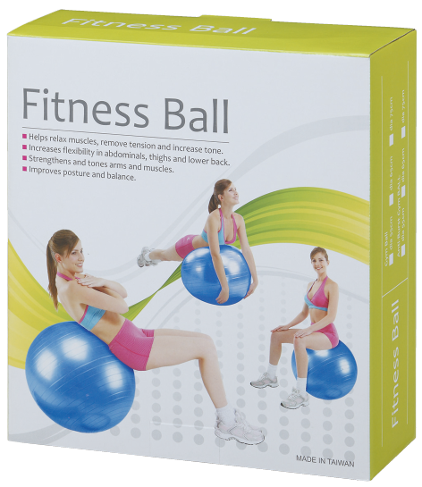ALLWINWIN EXB01 Exercise Ball - Anti-Burst Yoga Workout Stability