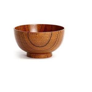 Bol de service en bois de conception de thème sombre haute finition et vaisselle bol à salade bols à savon de conception de taille multiple décoration de mariage - Product Image 6