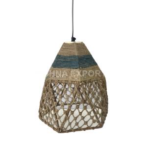 Handcrafted Jute Woven Pendant <b>Light</b> for Kitchen Elegant <b>Chandelier</b> & Lighting - Product Image 1