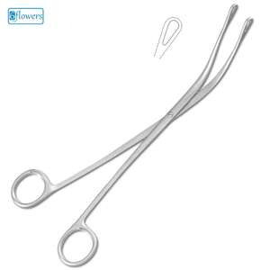 Pinzas Manuales para Cálculos Biliares MIXTER, Instrumento Quirúrgico de Acero Inoxidable - Product Image 1