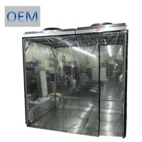 Cabine de production modulaire ACDT Classe 100 à parois souples et flux d'air, nouvelle cabine de production personnalisable pour usines de fabrication, garantie 1 an
