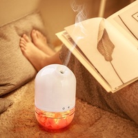 Lampe en sel de l'Himalaya 2-en-1 Inno Casa BCTU-DL93 et diffuseur d'arômes ultrasonique, guérison naturelle, 110-240V, décoration d'intérieur