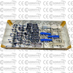 Goraya German CLR Manual Cervical Retrector Set con cuchillas de titanio Acero inoxidable ISO CE Aprobado Venta caliente Juego de instrumentos - Product Image 2
