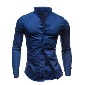 Camisa de Vestir Formal de Manga Larga para Hombre, Transpirable, 100% Algodón, Temporada de Primavera, Servicio OEM Personalizado - Product Image 5
