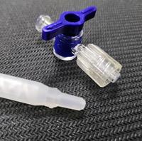 Connecteur de seringue Luer Lock, robinet d'arrêt en plastique, vente en gros