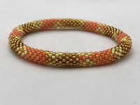Bracelets et joncs en perles de verre cristal/strass du Népal – Perles de rocaille au crochet faites à la main, tendance, pour femme, cadeau pour mariage, anniversaire, fête