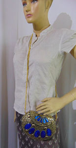 กระเป๋าสตางค์ผู้หญิงแบบโลหะ,กระเป๋าคลัทช์สายสะพายสำหรับงานปาร์ตี้กระเป๋าสตางค์กระเป๋าปาร์ตี้เจ้าสาวโมเสค - Product Image 6