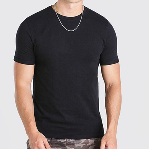 T-shirt manches courtes col rond pour hommes, surdimensionné, 180gsm, 100% coton, personnalisé, à couleur unie, pour l'été - Product Image 1