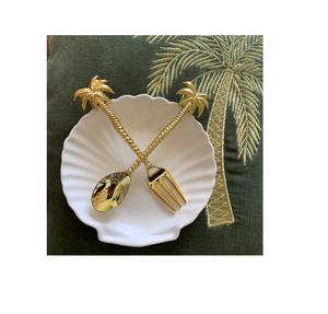 Cuchara para cubiertos de color dorado de latón con mango de diseño de árbol Cuchara de latón y cuchara de latón para uso doméstico a la venta - Product Image 6