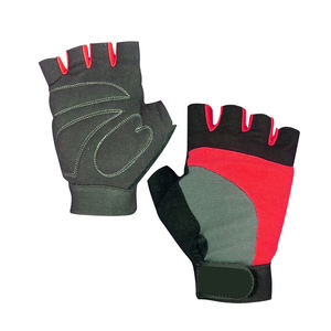 Venta al por mayor por encargo de medio dedo guantes de ciclismo a prueba de viento estilo de cuero precio de fábrica - Product Image 2