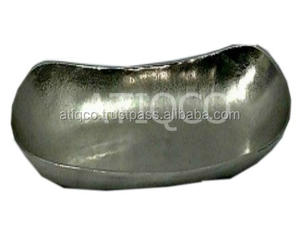 Plato de fruta de metal de aluminio ecológico de lujo moderno Plato cuadrado hecho a mano para el hogar o la comida con patrón Retro INS - Product Image 2