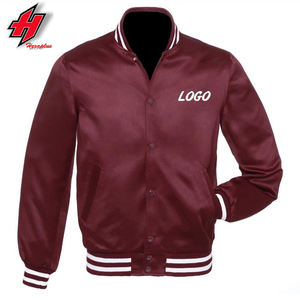 เสื้อทีมเบสบอลทีมตัวแทนนักเบสบอลแขนเสื้อหนังแบบวิทยาลัยของผู้ชายปักโลโก้ได้ตามต้องการสำหรับฤดูหนาว - Product Image 5