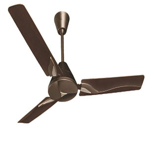 REVE Ventilateur de plafond électrique moderne à LED 1200 mm en métal noir argenté durable pour usage domestique et extérieur Garantie 1 an - Product Image 1