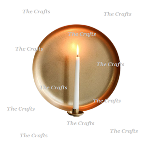 Set Of Two Wall Decoration <b>Candle</b> Holder In Aluminium Gold Color Customized Size Wall <b>Hanging</b> <b>Candle</b> Holder - Product Image 4