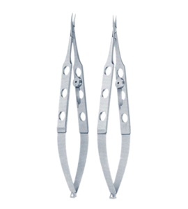 Instrumentos oftálmicos Juego de 2 piezas Soporte de aguja Jaffe con cerradura y sin cerradura Acero inoxidable CE ISO - Product Image 1