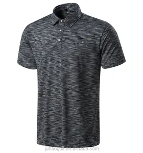 OEM özel Logo nakış erkekler kısa kollu düz % 100% pamuklu Polo T shirt yarım fermuar ile