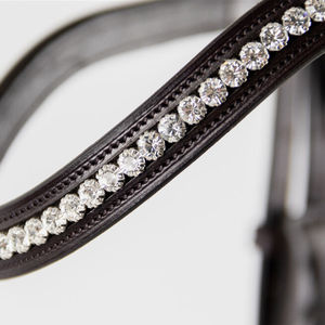 Casque en cuir de qualité supérieure magnifiquement souple et écologique pour casque à double bride saisonnière BRIDLE de forme anatomique - Product Image 4