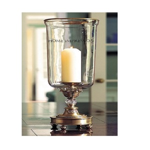 Portavelas de lujo de latón, decoración interior, iluminación, soporte de cera y soporte, Vintage diseño rústico, soporte de sombra antiguo de latón - Product Image 1