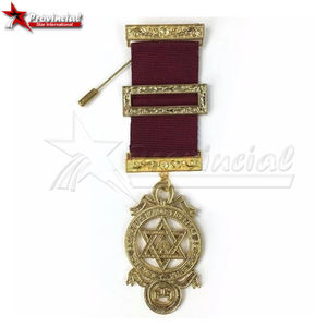 Maçonnique Royal Arch Provincial Breast Jewel-Metal Craft Blanc Rouge Taille Personnalisée/Vente en Gros Maçonnique Regalia Jewels - Product Image 2