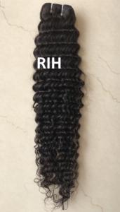 Extensiones de cabello indio para mujer, mechones de cabello rizado profundo transparente con cierre de 4x4 - Product Image 5